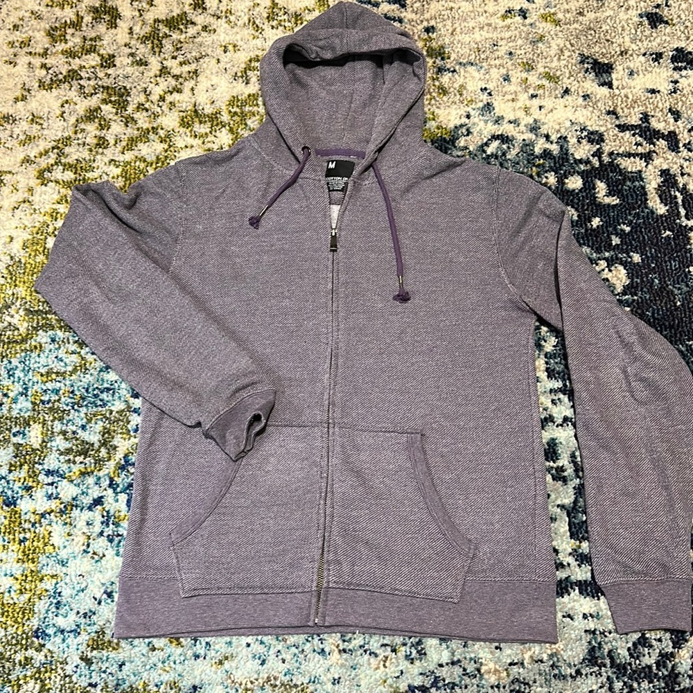 Cotton On Purple Zipper Hoodie